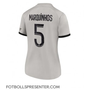 Paris Saint-Germain Marquinhos #5 Borta Matchtröja Dam 2022-23 Kortärmad